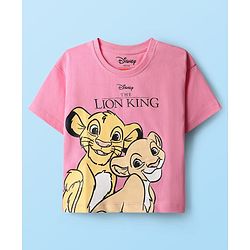 Babyhug Disney Single Jersey Knit Half Sleeve T-Shirts with Disney Characters Graphics  Pack of 5 - Pink, White & Green