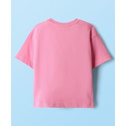 Babyhug Disney Single Jersey Knit Half Sleeve T-Shirts with Disney Characters Graphics  Pack of 5 - Pink, White & Green