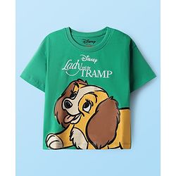 Babyhug Disney Single Jersey Knit Half Sleeve T-Shirts with Disney Characters Graphics  Pack of 5 - Pink, White & Green