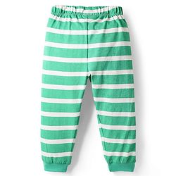Babyhug Disney Single Jersey Full Sleeves Night Suit Set with Lion King Graphics - Light Green