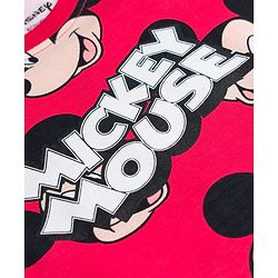 Babyhug Disney Single Jersey Knit Half Sleeves T-Shirts & Shorts Sets With Mickey Mouse Graphic Pack of 2 - Multicolor
