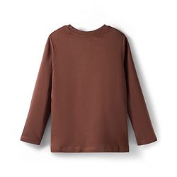 Babyhug Disney Single Jersey Knit Full Sleeves T-Shirt with Mickey Mouse & Friends Graphic Pack of 3 - Brown Green & Navy Blue
