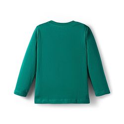 Babyhug Disney Single Jersey Knit Full Sleeves T-Shirt with Mickey Mouse & Friends Graphic Pack of 3 - Brown Green & Navy Blue