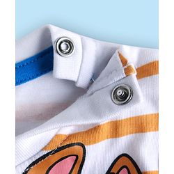 Babyhug Disney Single Jersey Knit Full Sleeves T-Shirt with Chip N Dale Graphics Pack of 3 - Red Navy Blue & Cream