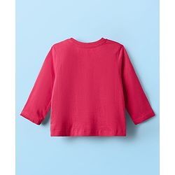 Babyhug Disney Single Jersey Knit Full Sleeves T-Shirt with Minnie Mouse Graphics Pack of 3 - Red Navy Blue & White