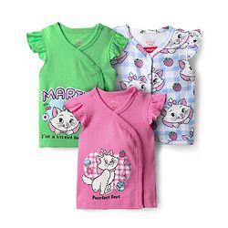 Babyhug Interlock Knit Sleeveless Solid Colour Jhablas Pack Of 5 - Multicolour