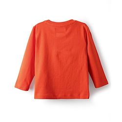 Babyhug Marvel Single Jersey Knit Full Sleeves T-Shirt with Avengers Graphic Pack of 3 - Light Blue White & Orange