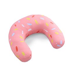 Babyhug 100% Cotton Feeding Pillow  Party Theme  - Pink | Fits upto waist size 36 inches