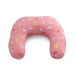 Babyhug 100% Cotton Feeding Pillow  Party Theme  - Pink | Fits upto waist size 36 inches