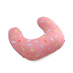 Babyhug 100% Cotton Feeding Pillow  Party Theme  - Pink | Fits upto waist size 36 inches