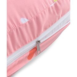 Babyhug 100% Cotton Feeding Pillow  Party Theme  - Pink | Fits upto waist size 36 inches
