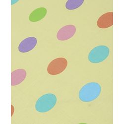 Babyhug 100% Cotton Crib Bedding Set Elephant Print Regular - Multicolor(Cot not Included)| Quilt,Cot Bumper,U Shape Pillow, Crib Sheet, 2 Bolsters| Compact Fold & Storage| Soft & Breathable| Washable