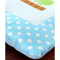 Babyhug 100% Cotton Bedding Set Panda Theme - Grey| Soft Breathable Cotton Fabric| U Shaped Pillow, Bolsters, Mattress| Washable