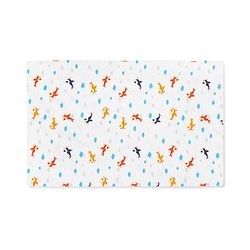 Babyhug Premium Cotton Flat Crib Sheets Set of 2  Aeroplane Theme  White| Gentle on Babies Skin| Cozy Sleeping Environment| Travel-Friendly| Machine Washable| Boys & Girls| Easy Maintenance