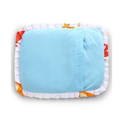 Babyhug Head Shaping Mustard Seed Pillow Aeroplane Print - White| 1 Kg Natural Rai| Cotton Removable Cover| Natural Warming Property|Prevents Cold & Flat Head Syndrome| NewBorn Neck & Shoulder Support