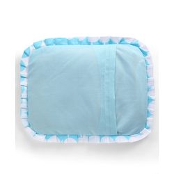 Babyhug Head Shaping Mustard Seed Pillow Aeroplane Print - White| 1 Kg Natural Rai| Cotton Removable Cover| Natural Warming Property|Prevents Cold & Flat Head Syndrome| NewBorn Neck & Shoulder Support