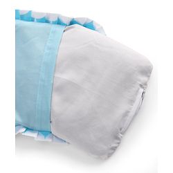 Babyhug Head Shaping Mustard Seed Pillow Aeroplane Print - White| 1 Kg Natural Rai| Cotton Removable Cover| Natural Warming Property|Prevents Cold & Flat Head Syndrome| NewBorn Neck & Shoulder Support