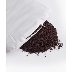 Babyhug Head Shaping Mustard Seed Pillow Aeroplane Print - White| 1 Kg Natural Rai| Cotton Removable Cover| Natural Warming Property|Prevents Cold & Flat Head Syndrome| NewBorn Neck & Shoulder Support