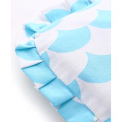 Babyhug Head Shaping Mustard Seed Pillow Aeroplane Print - White| 1 Kg Natural Rai| Cotton Removable Cover| Natural Warming Property|Prevents Cold & Flat Head Syndrome| NewBorn Neck & Shoulder Support