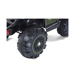 Babyhug Thunder 4X4 Battery Operated Ride On Jumbo Jeep With Music and Lights -Olive Green