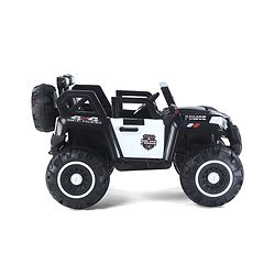 Babyhug Thunder 4X4 Battery Operated Ride On Jumbo Jeep With Music and Lights - Black