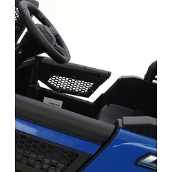 Babyhug 4x4 Battery Operated Ride on Jeep with Music & LED Lights - Blue| Rechargeable Battery| Openable Doors| Built-in Music & AUX| Remote Control| Easy to Assemble|Forward & Reverse