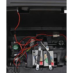 Babyhug 4x4 Battery Operated Ride on Jeep with Music & LED Lights - Blue| Rechargeable Battery| Openable Doors| Built-in Music & AUX| Remote Control| Easy to Assemble|Forward & Reverse
