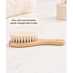 Babyhug Brush & Comb Set  Natural - Brown