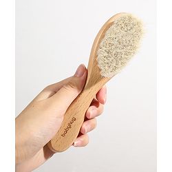 Babyhug Brush & Comb Set  Natural - Brown