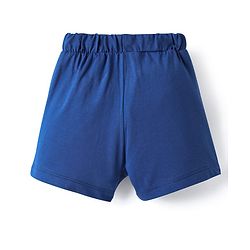 Babyhug Cotton Single Jersey Knit Shorts With Floral & Polka Dot Print Pack Of 3 - Yellow Red & Navy Blue
