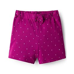 Babyhug 100% Cotton Single Jersey Knit Shorts With Floral Print Pack Of 3 - Navy Blue & Pink