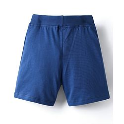 Babyhug Single Jersey Knit Text Printed Shorts Pack of 3 - Red Yellow & Blue