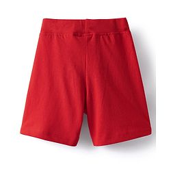 Babyhug Single Jersey Knit Text Printed Shorts Pack of 3 - Red Yellow & Blue