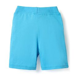 Babyhug Single Jersey Knit Shorts With Stripes & Dino Print Pack Of 3 - Light Blue Green & Navy Blue