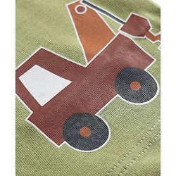 Babyhug Single Jersey Knit Shorts With Stripes & Vehicles Print Pack Of 3 - Multi Colour