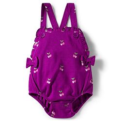 Babyhug 100% Cotton Interlock Knit Onesies With Hairband & Booties - Purple