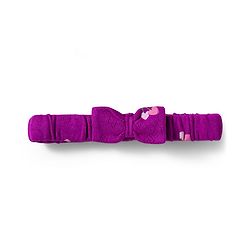 Babyhug 100% Cotton Interlock Knit Onesies With Hairband & Booties - Purple