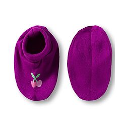 Babyhug 100% Cotton Interlock Knit Onesies With Hairband & Booties - Purple