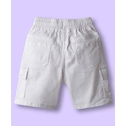 Babyhug Cotton Woven Half Sleeves Checks Shirt & Shorts Set - Green & White