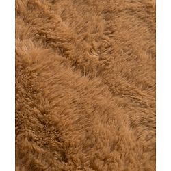 Babyhug Knit Full Sleeves Winter Wear Hooded Romper With Bear Applique - Brown