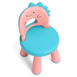 Babyhug Baby High Quality Study Chair With Face Print Design - Pink| Strong & Durable Chair| Indoor & Outdoor Use| Home & Classroom| Easy to Assemble| Convert to Stool