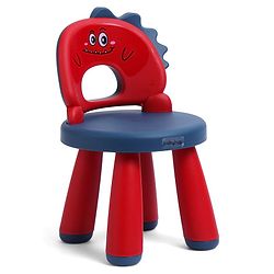 Babyhug Baby High Quality Study Chair With Face Print Design - Pink| Strong & Durable Chair| Indoor & Outdoor Use| Home & Classroom| Easy to Assemble| Convert to Stool