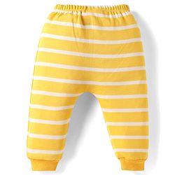 Babyhug 100% Cotton Full Sleeves Animal Printed Onesies With Striped Leggings Cap Mittens & Booties Set -