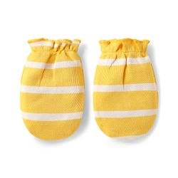 Babyhug 100% Cotton Full Sleeves Animal Printed Onesies With Striped Leggings Cap Mittens & Booties Set -
