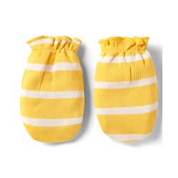 Babyhug 100% Cotton Full Sleeves Animal Printed Onesies With Striped Leggings Cap Mittens & Booties Set -
