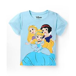 Babyhug Disney Single Jersey Knit Half Sleeves Dress with Minnie Mouse Applique and Graphics - Pink main image 0