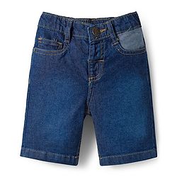 Babyhug Cotton Woven Half Sleeves Striped Shirt & Shorts Set - Blue