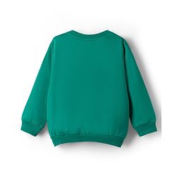 Babyhug Cotton Knit Full Sleeves Rugby Printed Sweatshirts Pack of 2 - Green & White