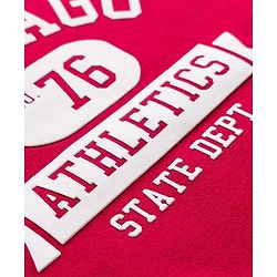 Babyhug Cotton Knit Full Sleeves Pullover Sweatshirt with Text Graphics Pack of 2 - Red & Blue