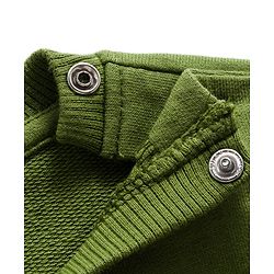 Babyhug Cotton Knit Full Sleeves Sweatshirts with Lion Print Pack of 2 - Brown & Olive Green